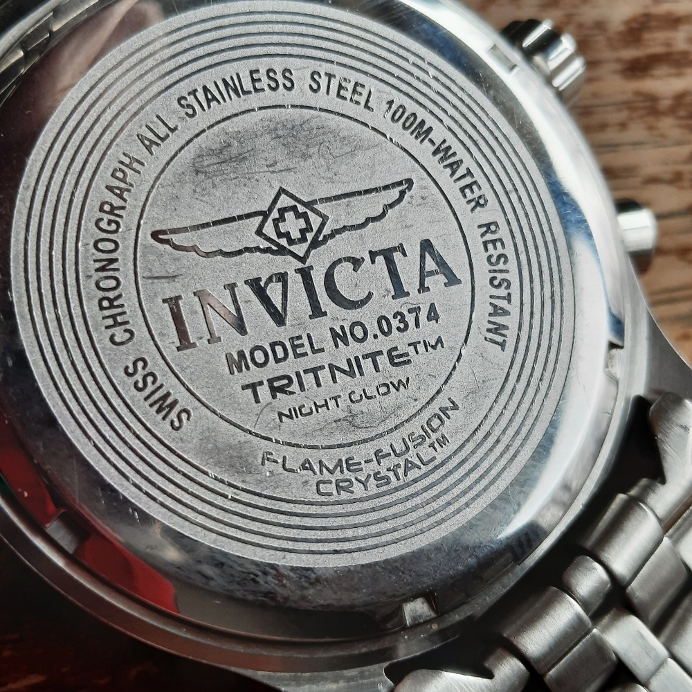 Invicta Specialty Series Chronograph Wristwatch Stainless Steel Jewlery Men's - Picture 3 of 6